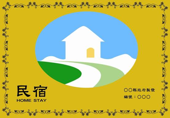 合法民宿登記證核發通過，我們正式營業囉！！